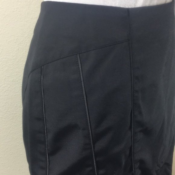 Bebe Collection Black Piping and Corset Suit Sz 10 - Picture 9 of 11